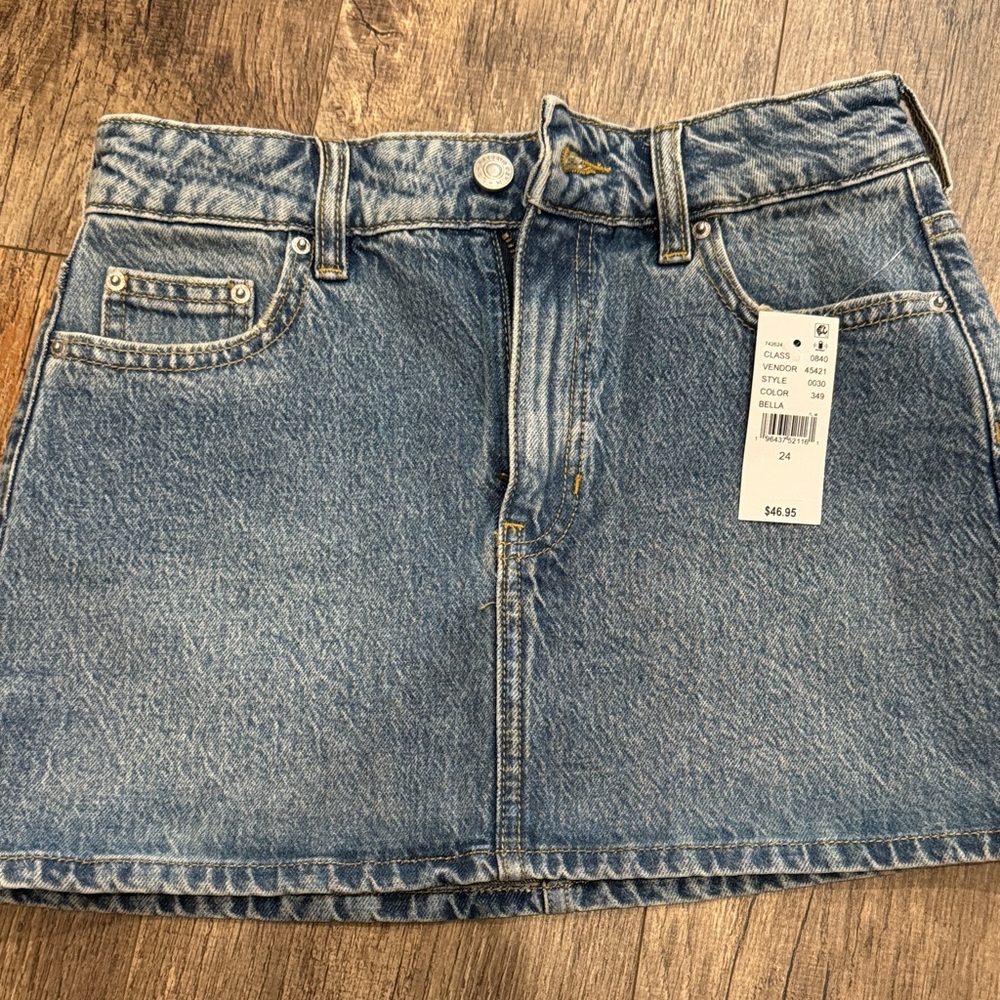 PacSun Blue Denim Skirt